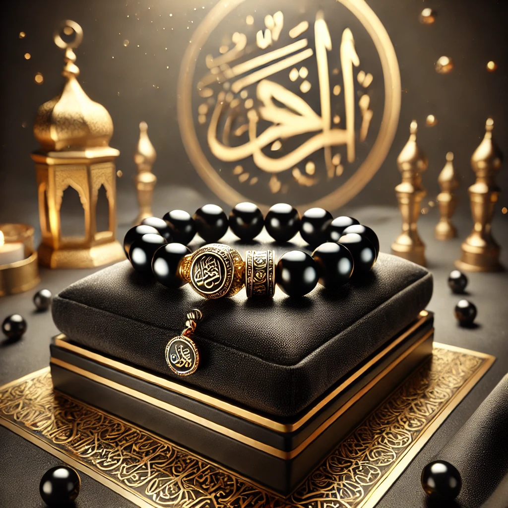Premium Islamic Tasbeeh Black